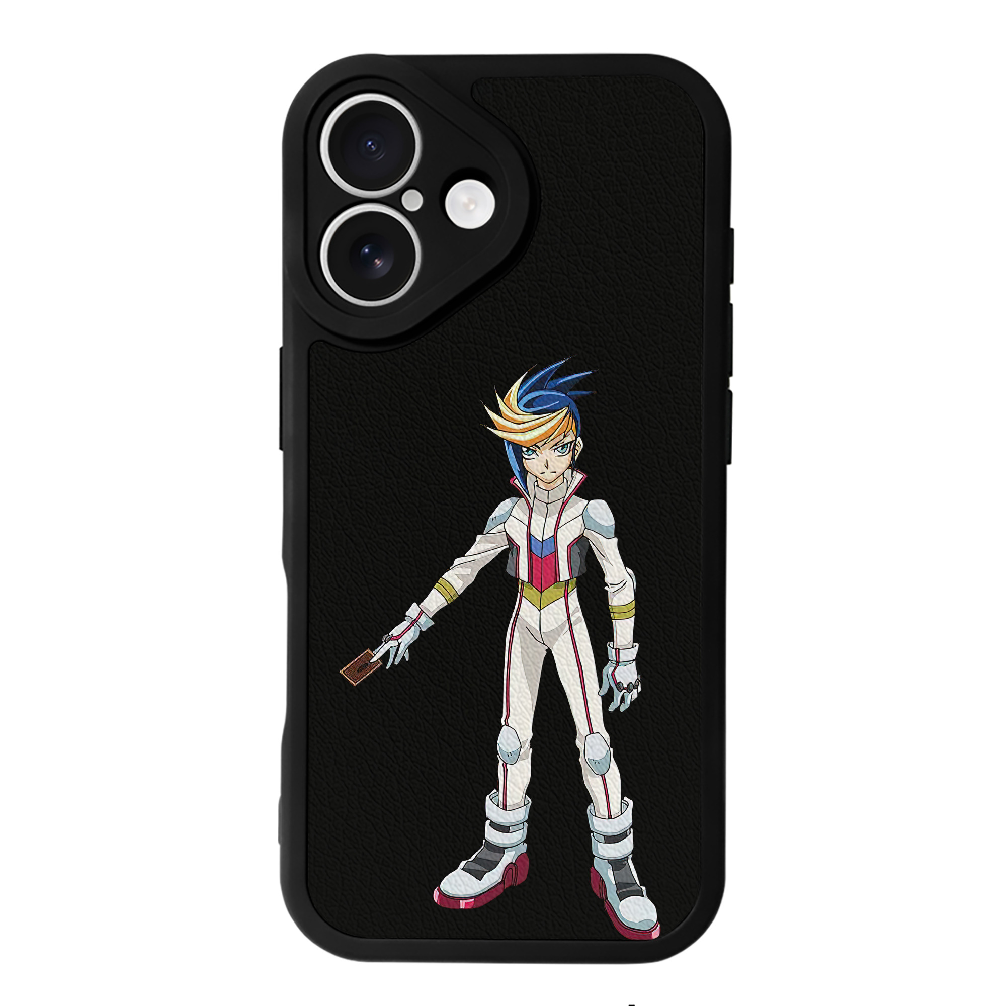 遊☆戯☆王 Yu-Gi-Oh! 【iPhone 16シリーズ対応】シリコンスマホケース（レザー調） 材質：シリコン